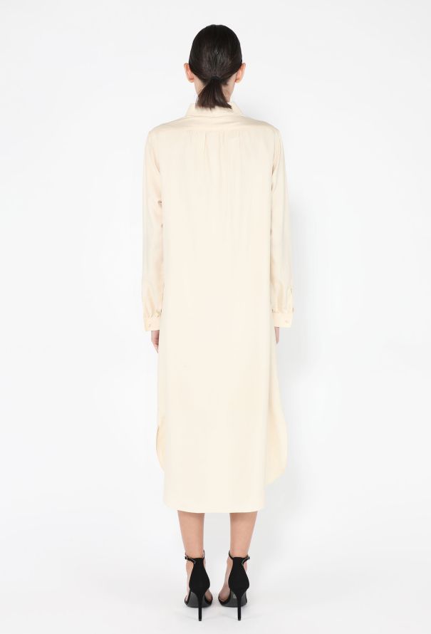 Silk Pleated Front Dress, 1960s - 5