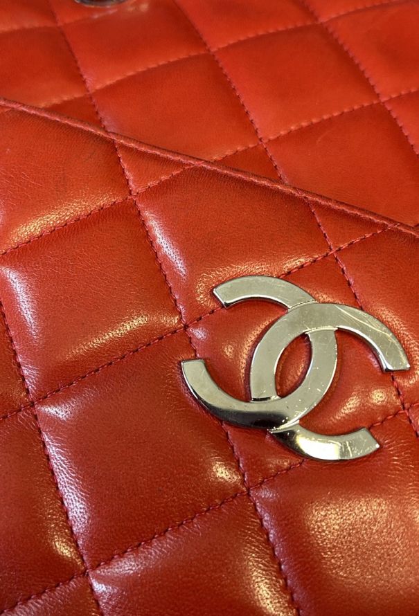 Chanel Red Jumbo Camera Bag - 11