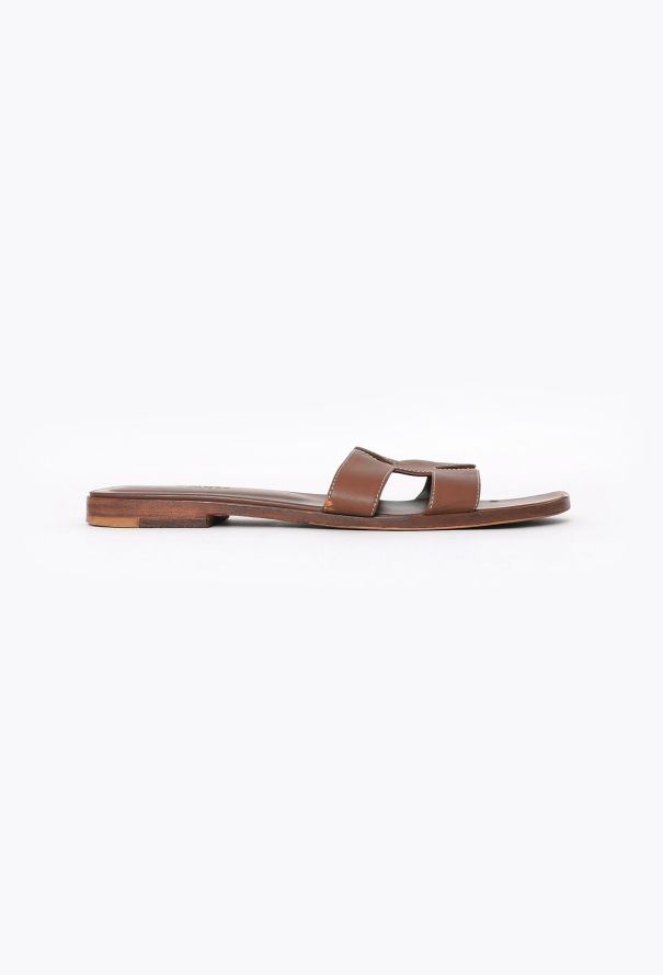 Hermès 'Oran' Calfskin Sandals - 4