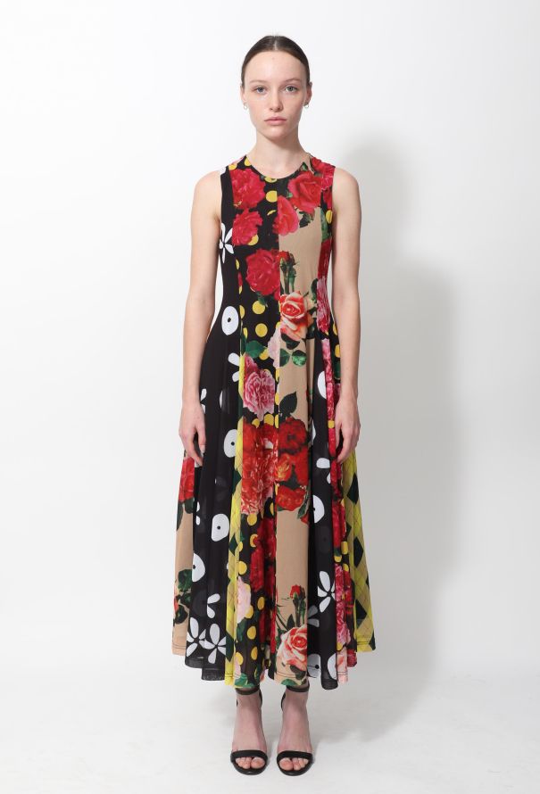 Molly Goddard 2021 Graphic Flared Dress - 1