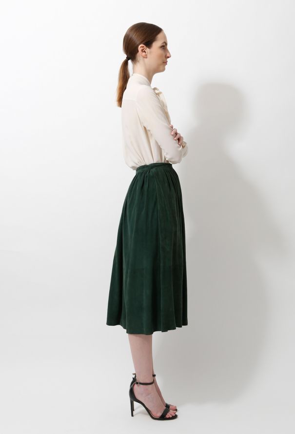 Ralph Lauren Vintage  Suede Skirt - 3