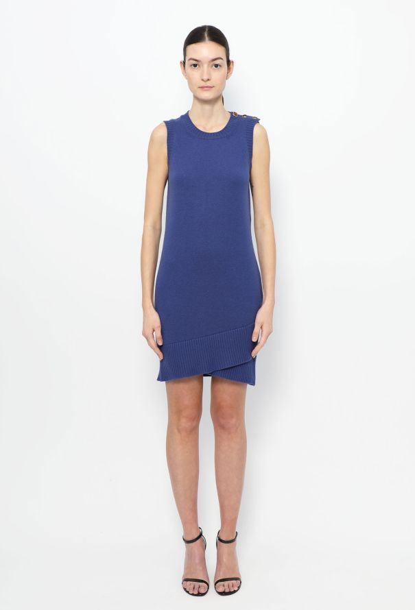 Chanel 2011 Jeweled Cashmere Knit Dress - 3