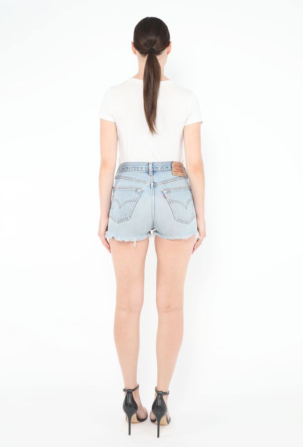 Levi's Early 2000s 501 Frayed Shorts - 4