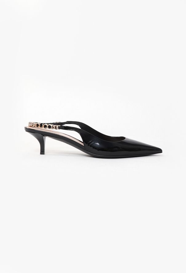Gucci S/S 2024 Signoria Chainlink Slingbacks - 1