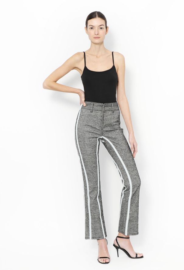 Louis Vuitton F/W 2021 Denim Trim Racer Pants - 4