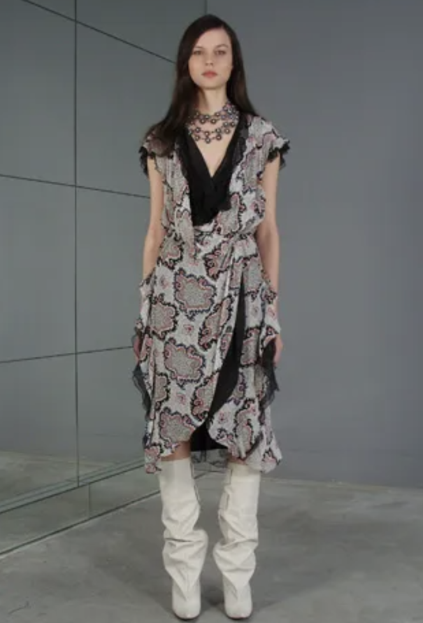 Balenciaga Pre-Fall 2008 Silk Gazar Dress - 2
