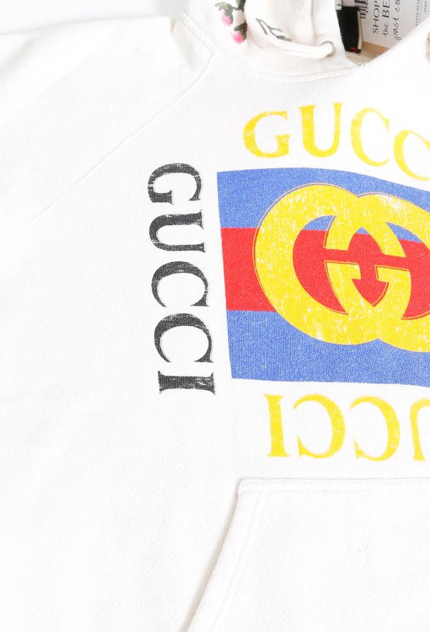 Gucci Embroidered Classic 'GG' Hoodie - 6