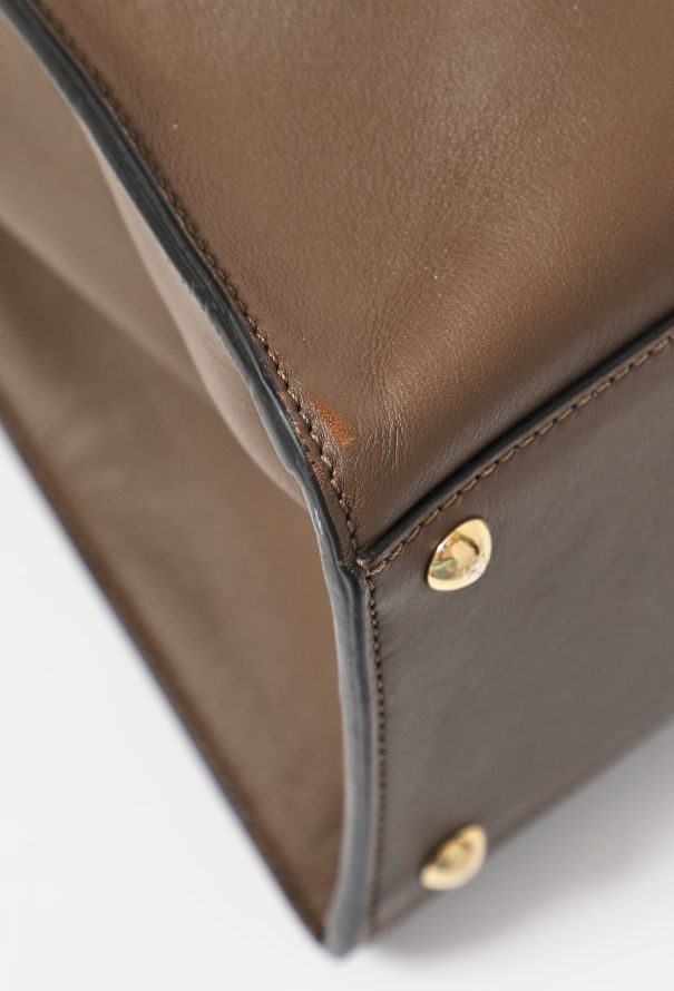 Fendi Taupe Medium Peekaboo X-Lite - 7