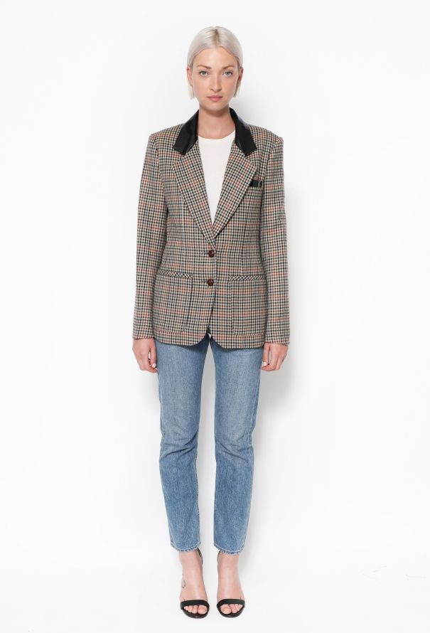 Rodarte F/W 2015 Patent Trim Blazer - 4