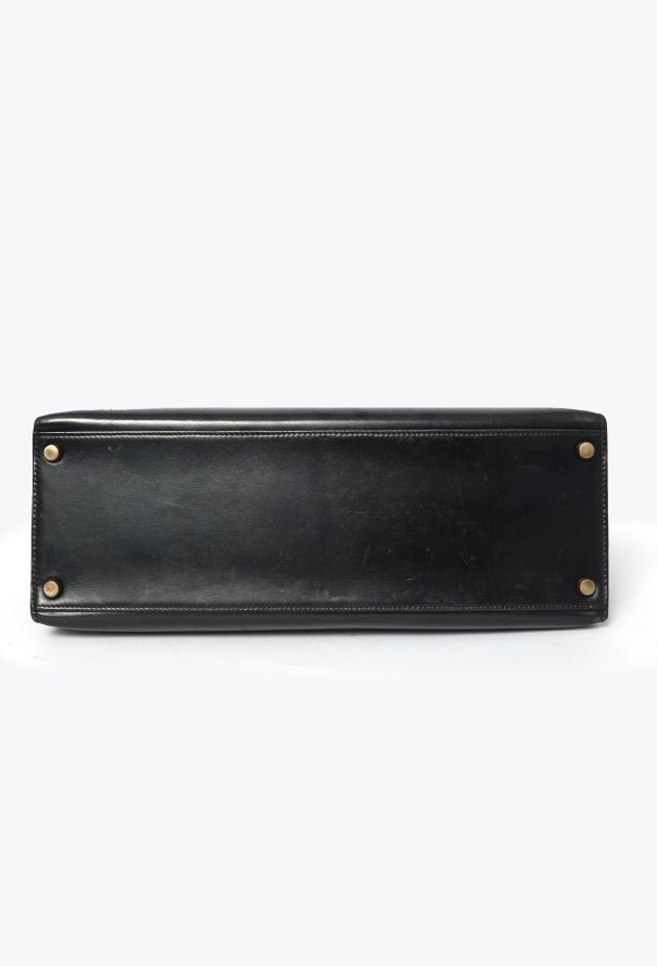 Hermès Vintage Black Box Kelly Sellier 32 - 7