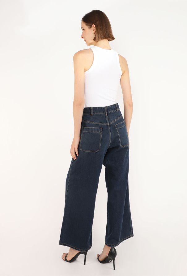 Dior Flared Dark Denim Jeans, 2021 - 4