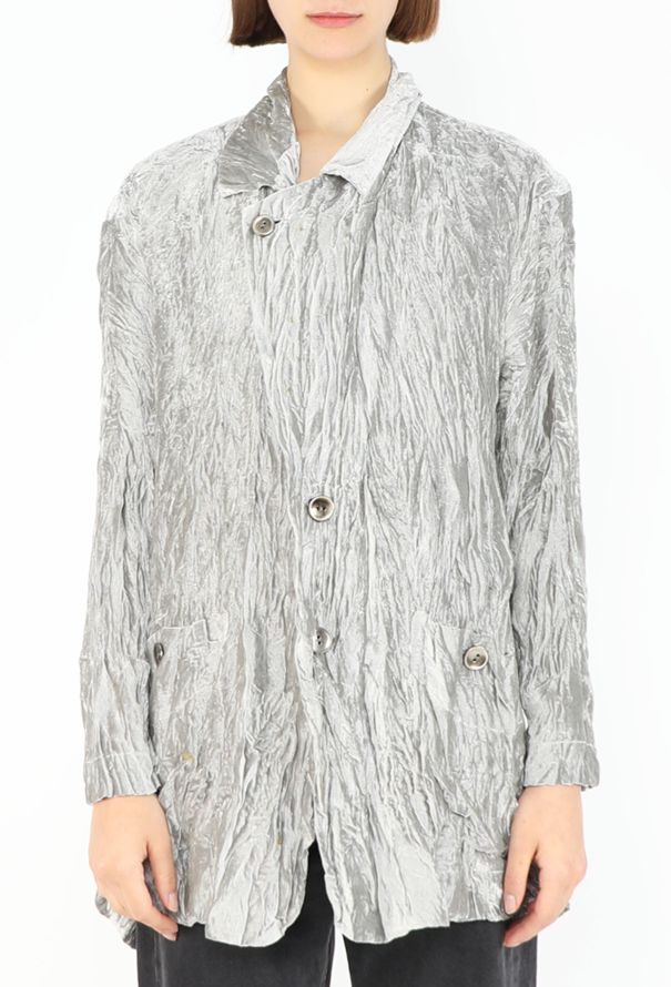 Issey Miyake Crushed Velvet Overshirt, F/W 1993 - 4