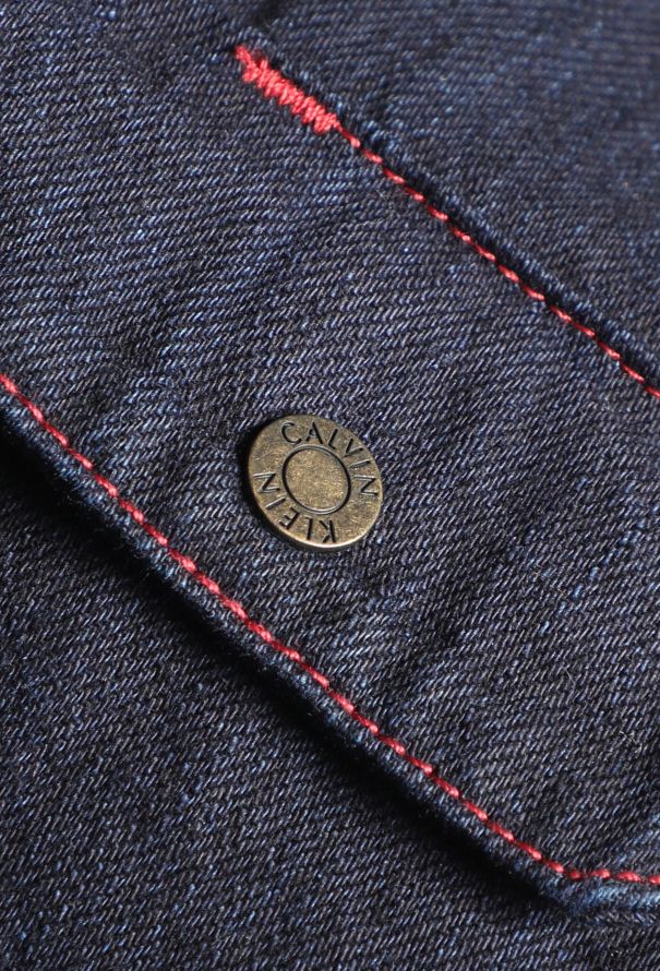 Calvin Klein F/W 2017 Denim Overshirt - Dark Blue - 8