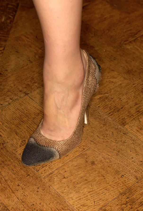 Miu Miu S/S 2009 Stitched Raffia Pumps - 2