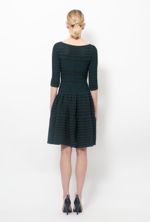 Alaïa Green Stretch Dress - 3