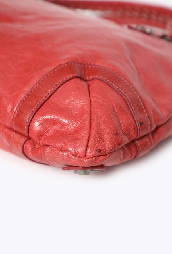 Balenciaga Red Classic City Shoulder Bag - 9