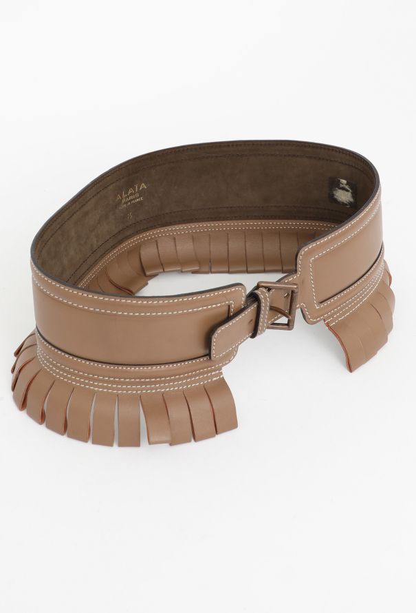 Alaïa S/S 1987 Fringed Corset Belt - 3