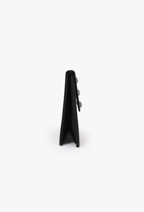 Saint Laurent '80s Black Couture Clutch - 5