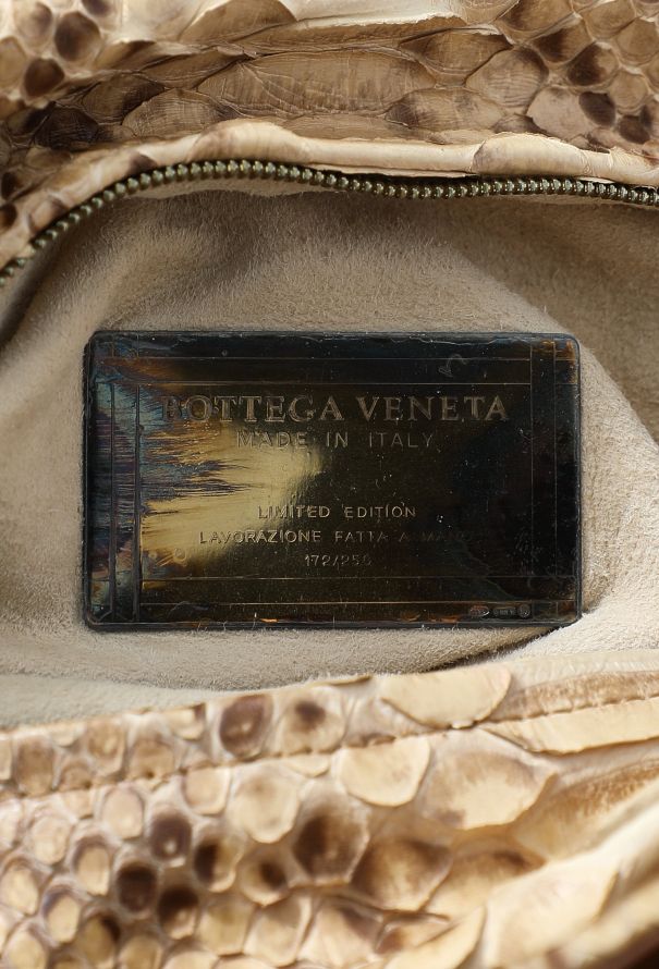 Bottega Veneta Limited Edition F/W 2008 Python Hobo Bag - 12