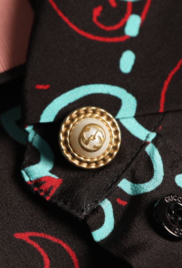 Gucci 2016 x Trevor Andrew Printed Silk Dress - 7