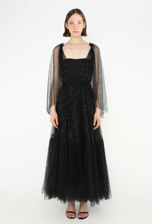 Dior Couture Fall 2018 Vermicelli Tulle Gown - 1