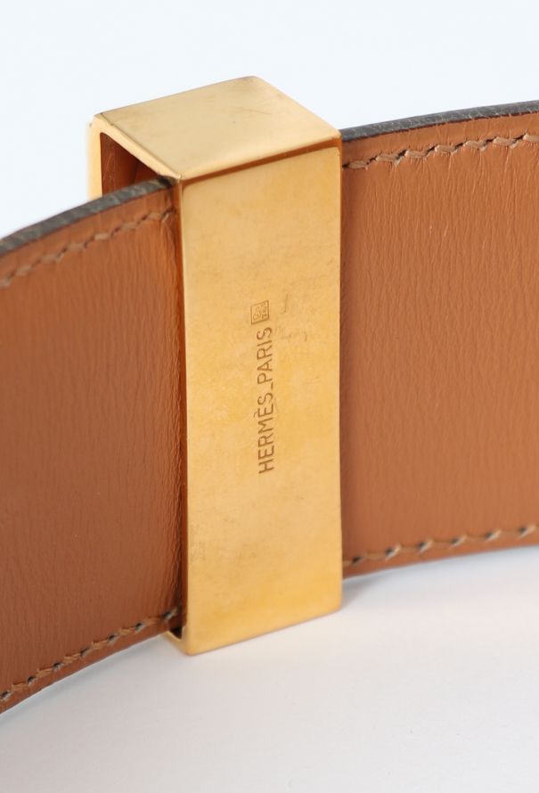 Hermès 1995 Ostrich 'Collier de Chien' Belt - 6