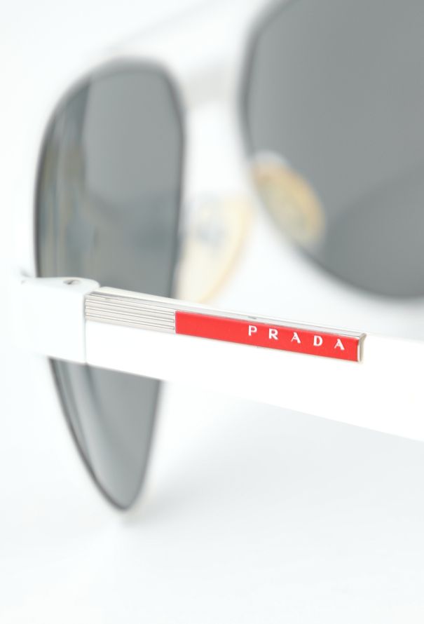 Prada 2023 Linea Rossa Aviator Sunglasses - 6