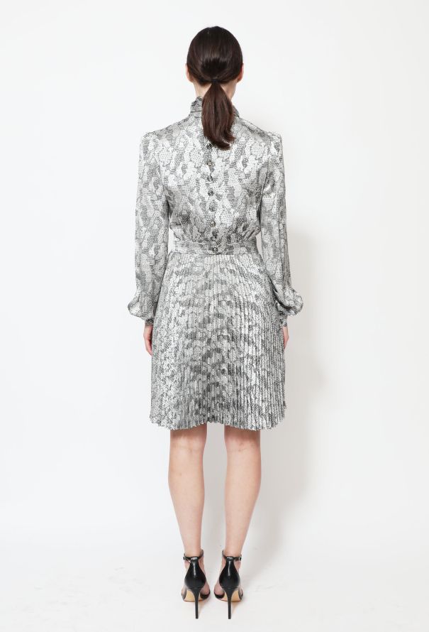 Azzaro F/W 2010 Silk Lavallière Dress - 4
