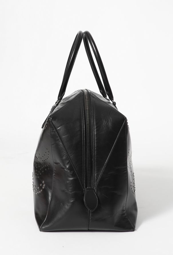 Alaïa Laser Cut Studded Bowling Bag - 5