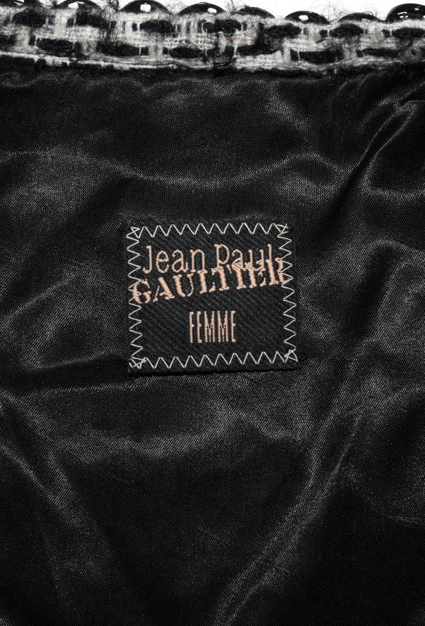 Jean Paul Gaultier Vintage Tweed Gradient Trim Jacket - 6