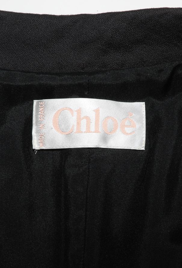 Chloé Early '90s Lace Trim Linen Dress - 4