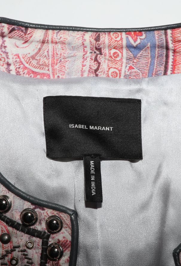 Isabel Marant S/S 2013 Hand-Embroidered Juliana Coat - 6