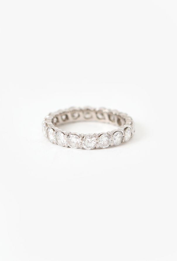Modern Fine Jewelry 18k White Gold & Diamonds Band - 3