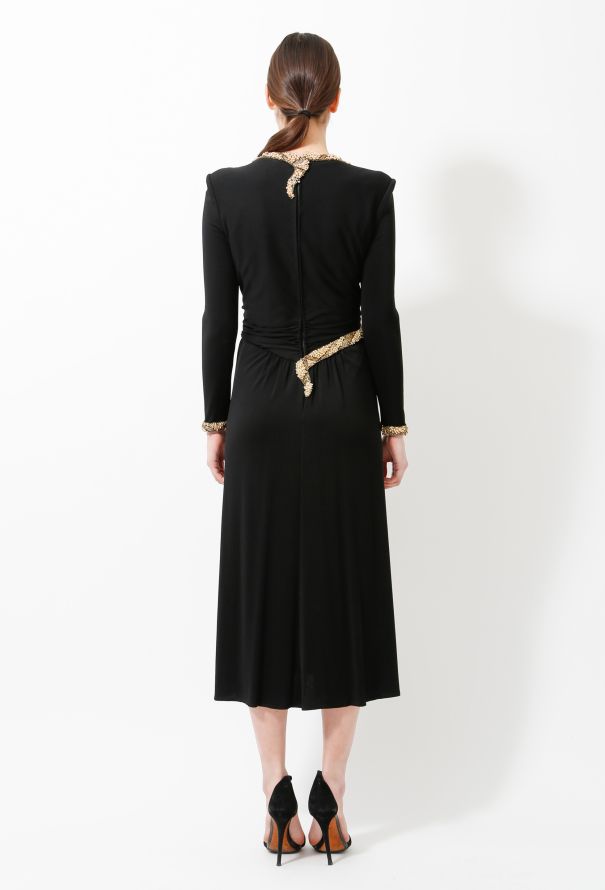80s Bob Mackie Embellished Dress - 4