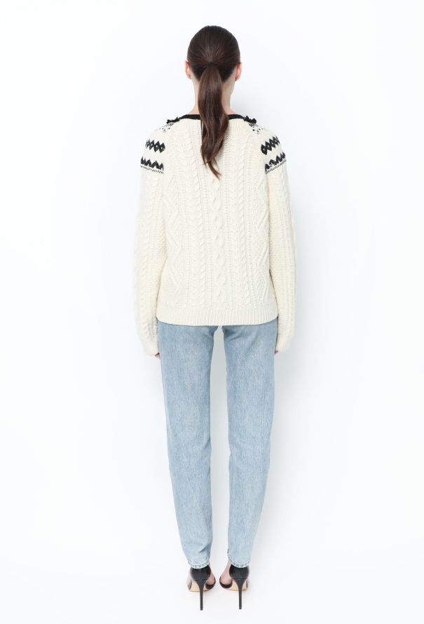 Valentino 2021 Embellished Wool Sweater - 3