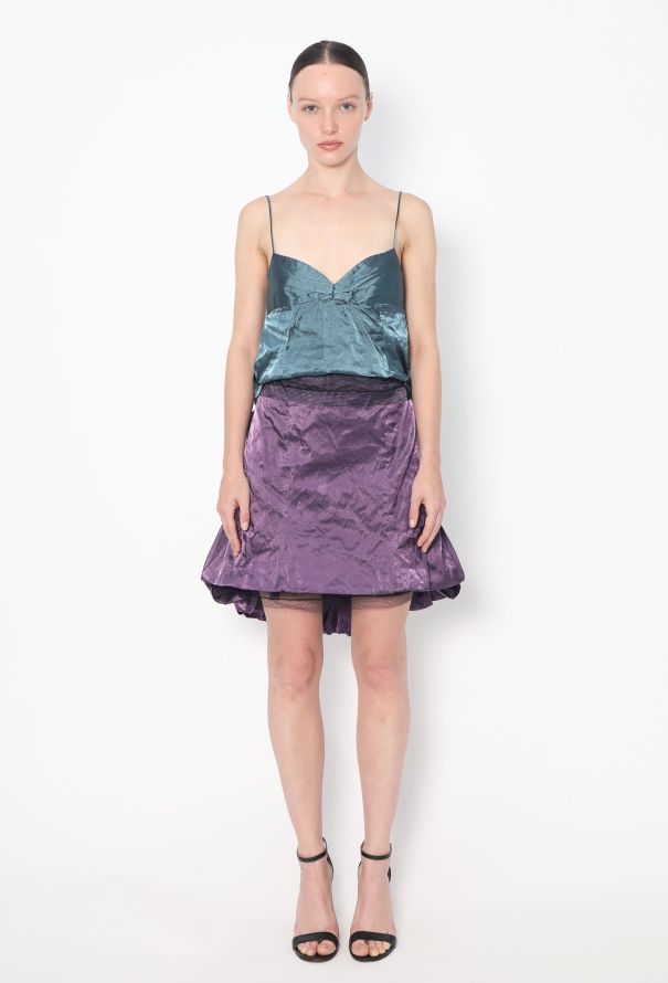 Rochas F/W 2004 Metallic Silk Ensemble - 5