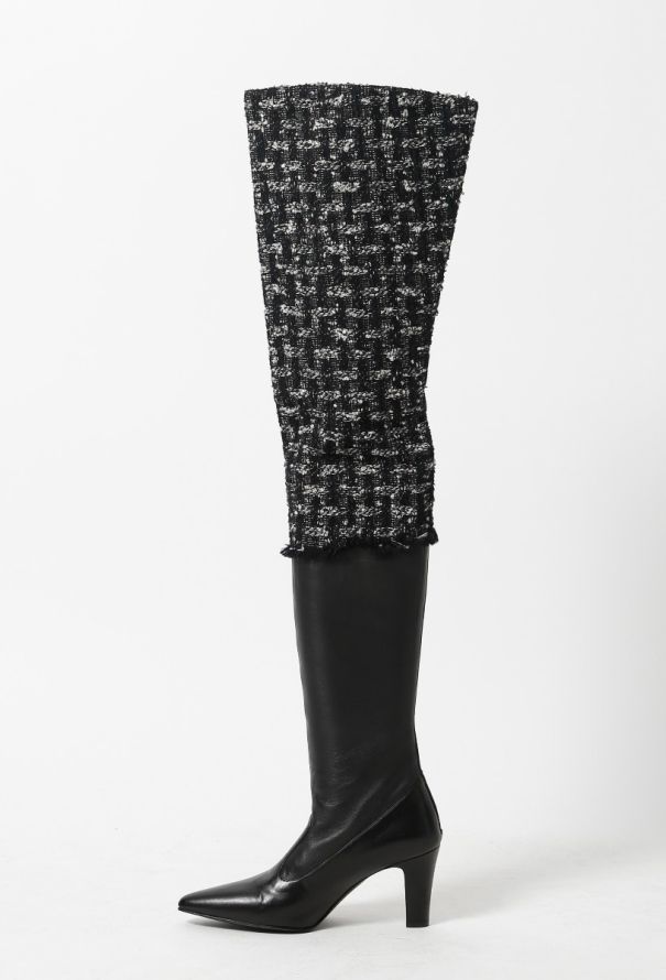 Chanel F/W 2013 Thigh-High Boots - 4