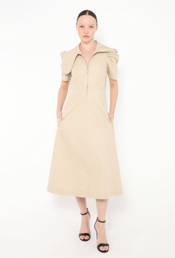 Céline 2017 Cotton Trench Dress - 5