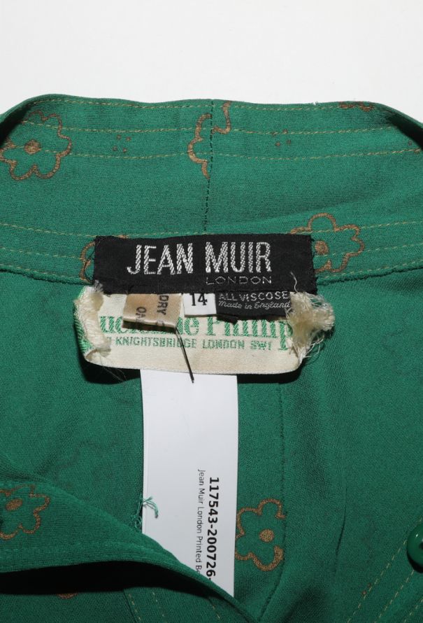Jean Muir Belted Lavallière Dress, 1970s - 7