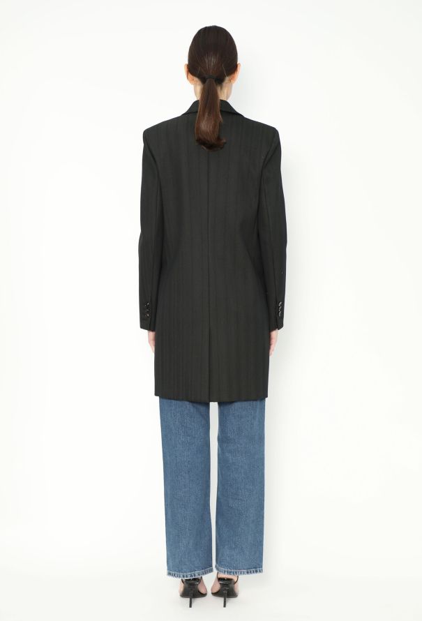 Bottega Veneta Pre-Fall 2021 Tailored Chevron Coat - 6