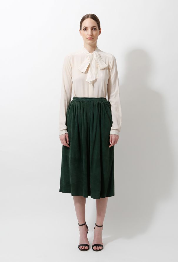Ralph Lauren Vintage  Suede Skirt - 1