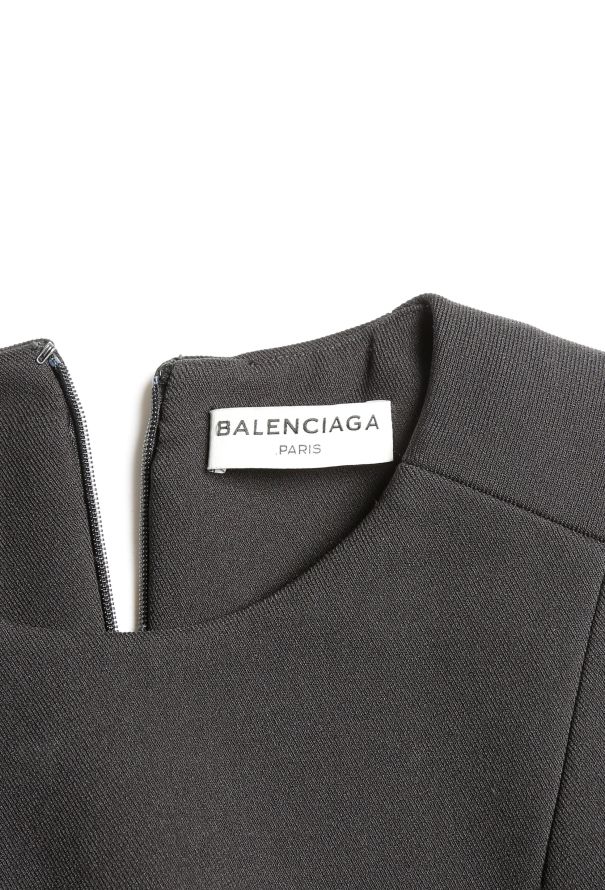 Balenciaga 2016 Flared Twill Dress - 4