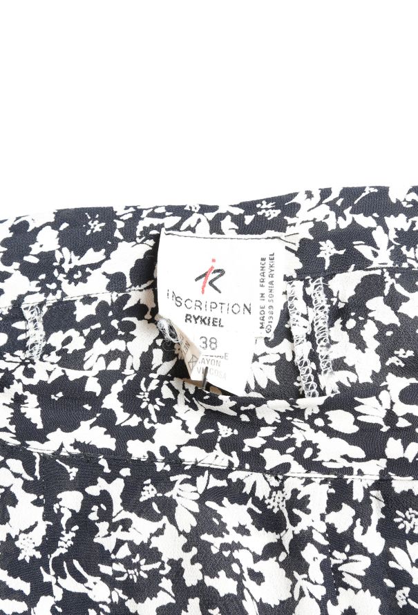 Sonia Rykiel '90s Floral Crêpe Skirt - 3