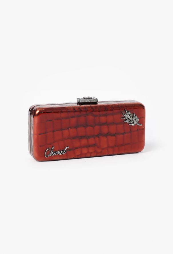 Chanel Limited Edition Resin & Crystal Minaudière Chain Clutch - 3