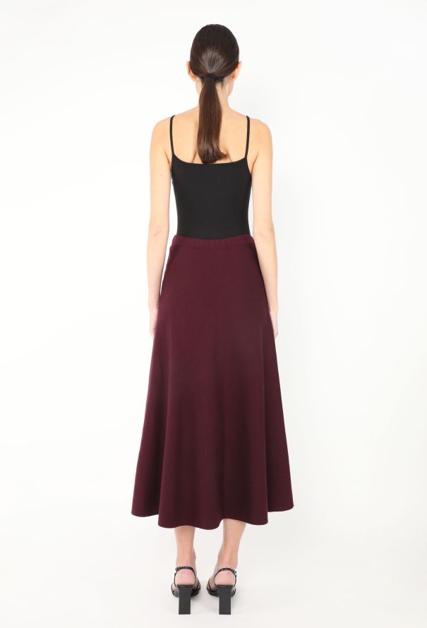 Gabriela Hearst F/W 2021 Flared Knit Skirt - 5