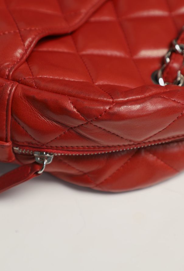 Chanel Red Jumbo Camera Bag - 12