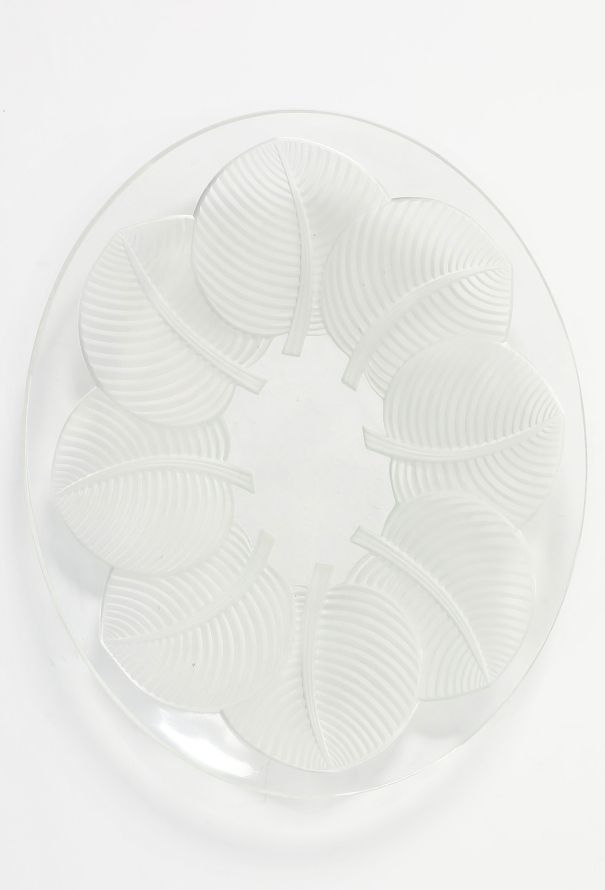 Vintage Objects & Decor 1930s Verlys Art Deco Frosted Plate - 1