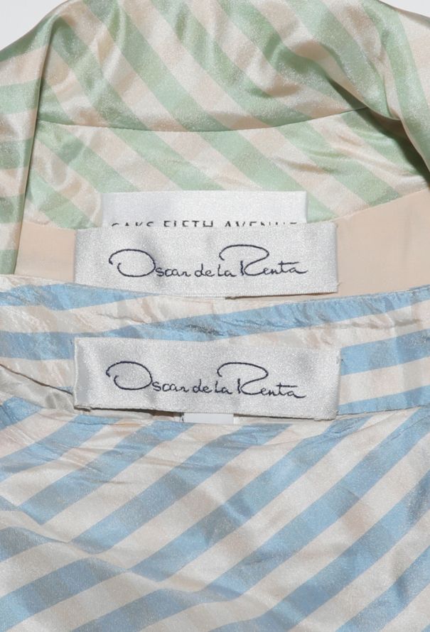Oscar De La Renta Fluted Taffeta Skirt Ensemble, 2001 - 9
