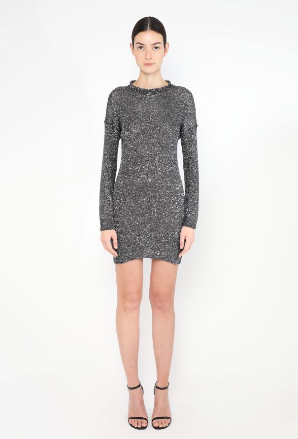 Saint Laurent 2018 Iridescent Sequin Dress - 2