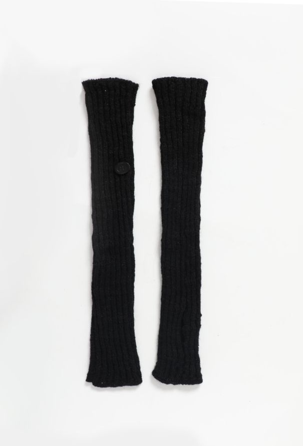 Chanel Fingerless Wool Gloves - 1